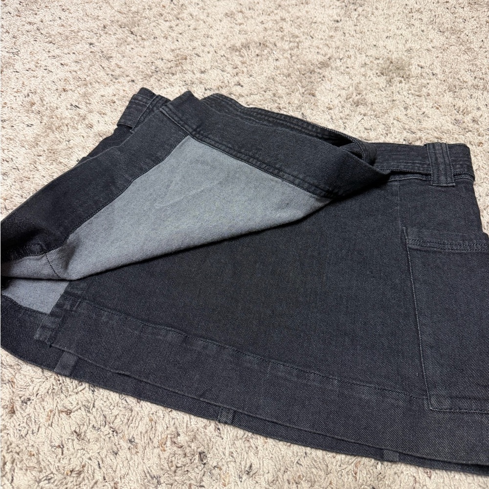 Rails Deanna belted denim wrap mini skirt - Picture 8 of 10